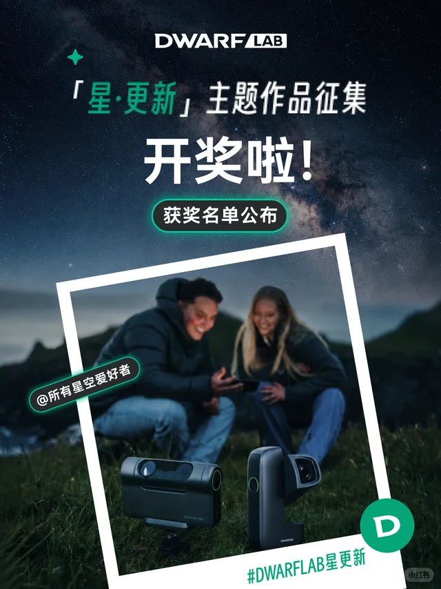 开奖啦！月度作品征集活动获奖名单公布～
